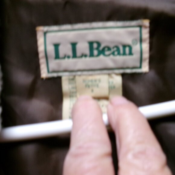 vtg LL Bean ladies Rancher coat Real leather Suede removable real sherpa collar8 - Picture 8 of 8
